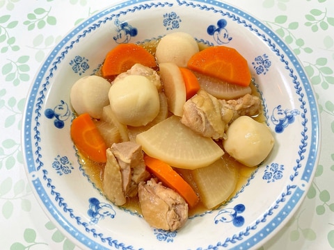 大根と里芋と鶏肉のさっぱり煮